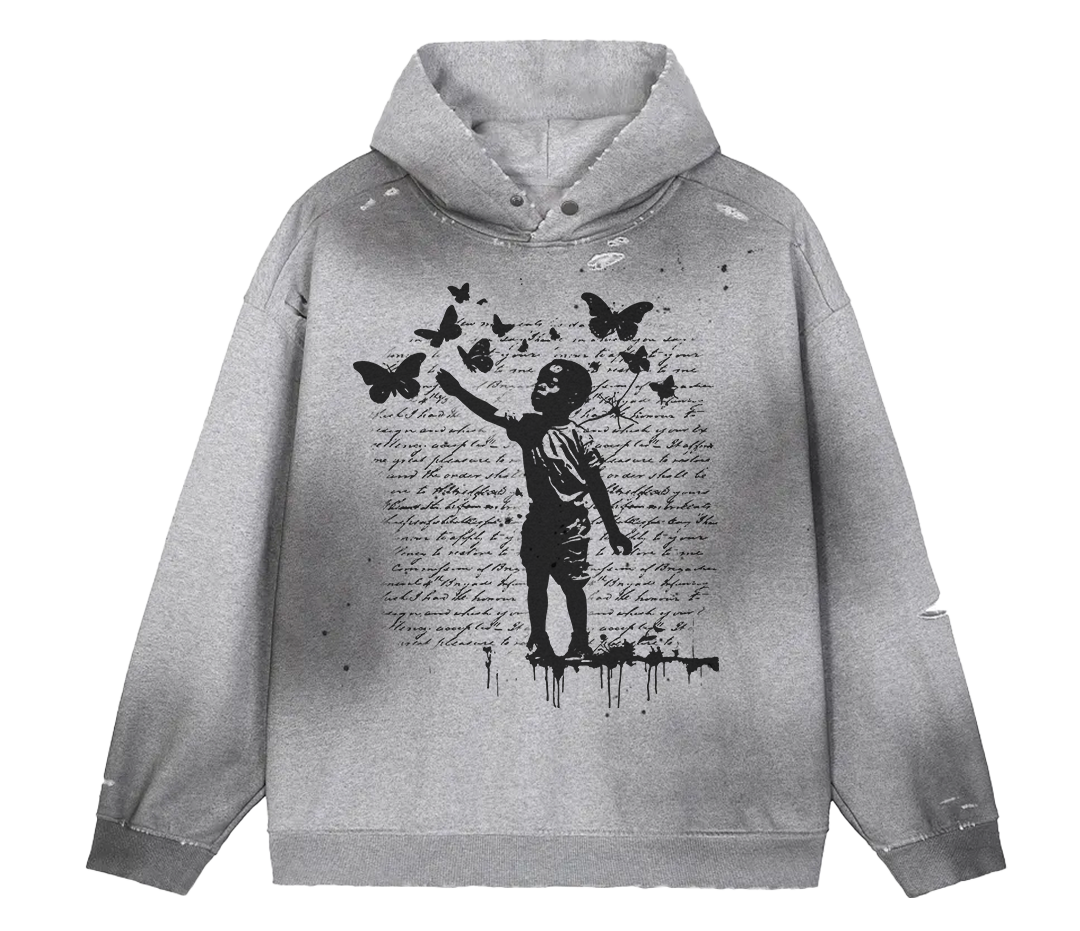 Eternity Faded Distress Hoodie