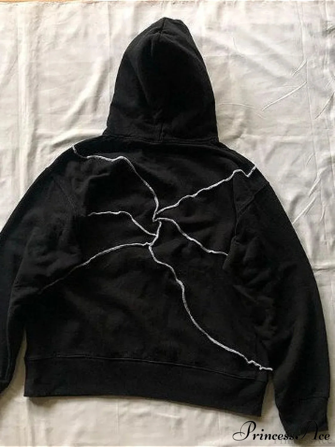 Evil Eye Patterned Dark Gothic Hip Hop Hoodie