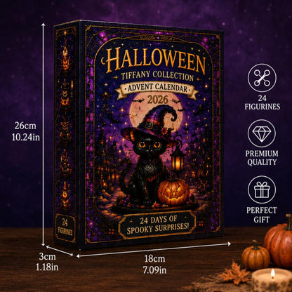 Halloween Advent Calendar, 24 Day Countdown Box, Mystery Box, Acrylic Figurines, Halloween Decor, Spooky Collectible, Blind Box, Halloween Gift