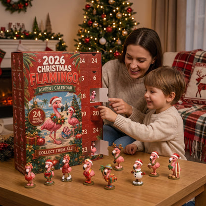 2026 Christmas Flamingo Advent Calendar - Every Day Bring New Suprises