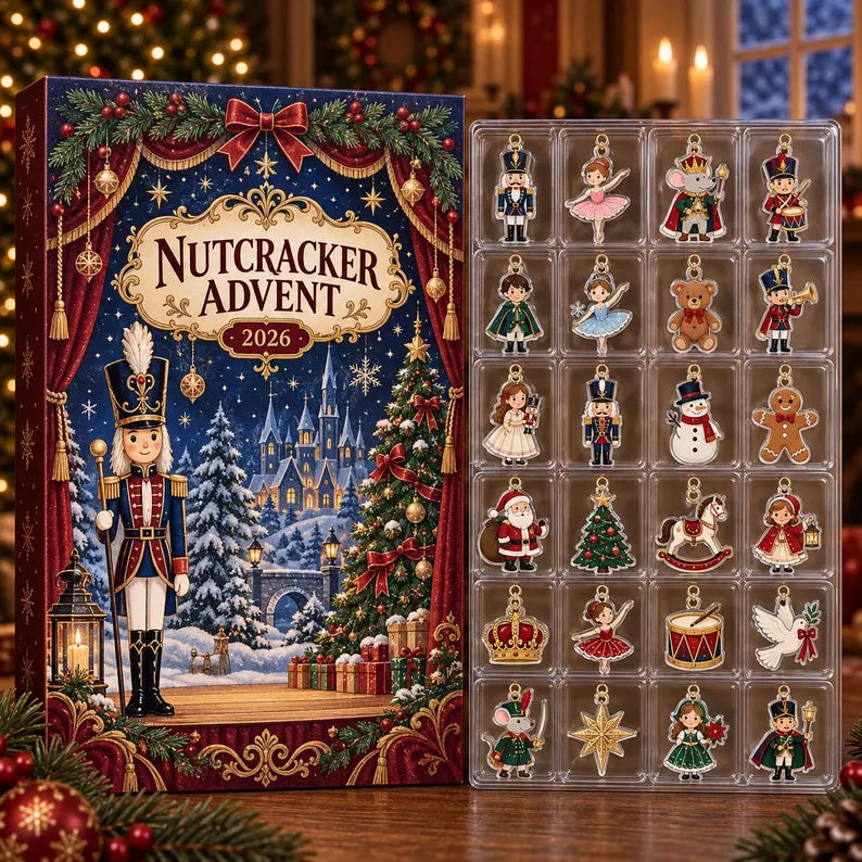 Nutcracker Advent Calendar 2026, Ballet Soldier Ornaments, Festive Xmas Gift