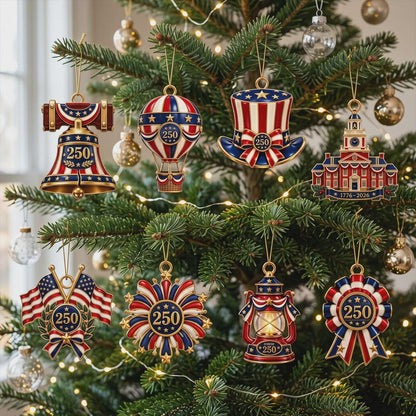 250 USA Advent Calendar 2026 - 24 Day Spirits Countdown, Acrylic Charms Blind Box - Gift For Family