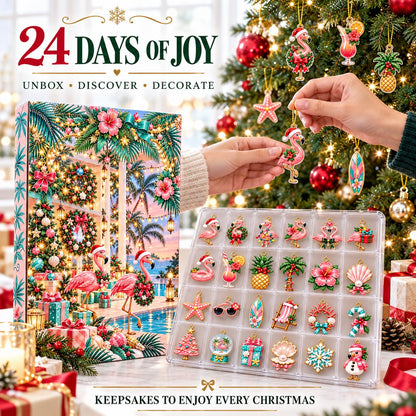 Christmas Garden Club Advent Calendar 2026, 24 Day Gardening Countdown, Garden Tool & Flower Ornaments, Gardener Gift, Holiday Garden Decor