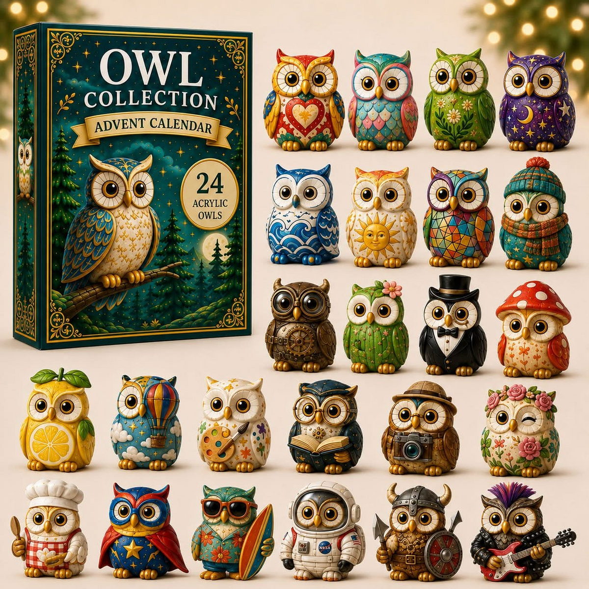24 Days of Day of Owl Collection - 2026 Advent Calendar