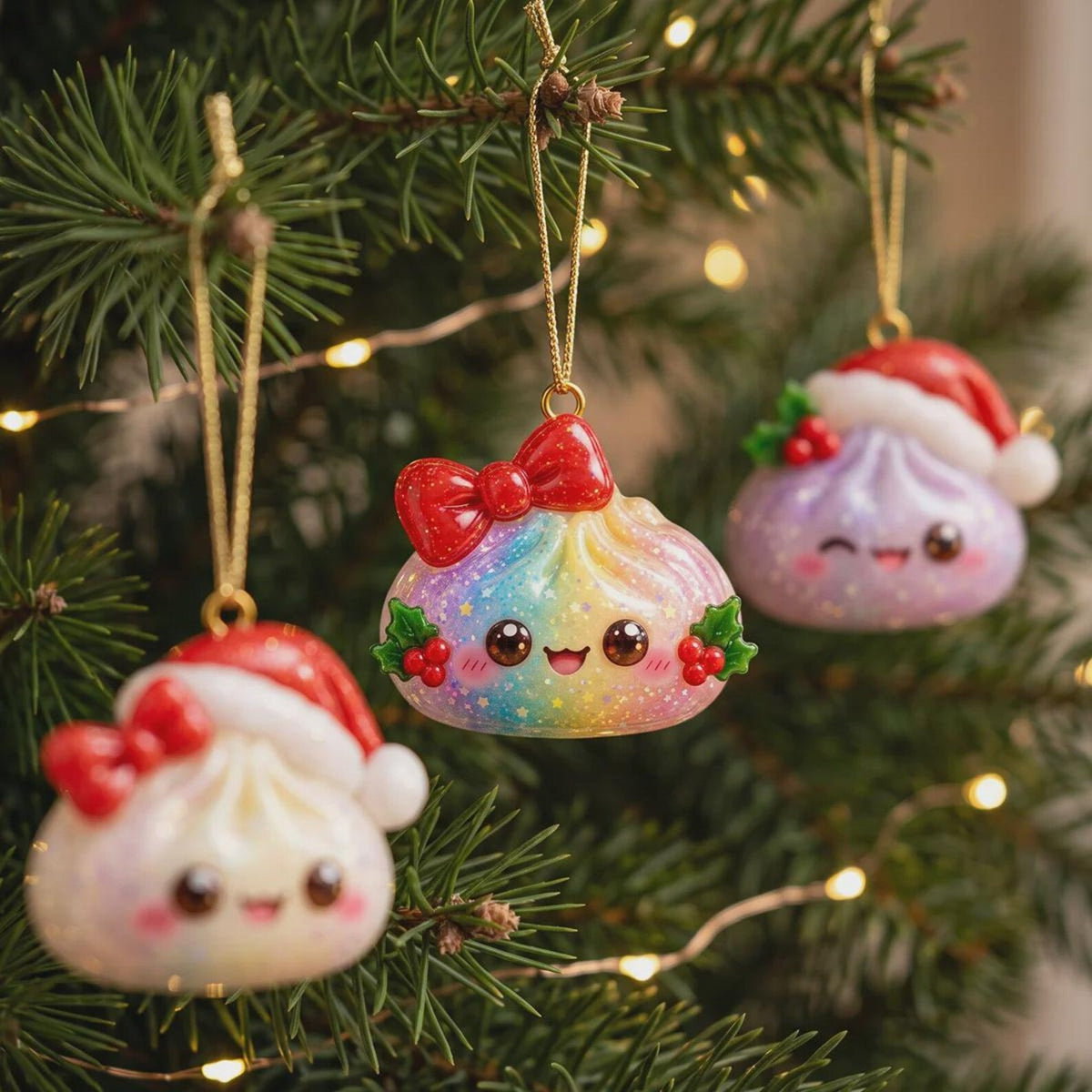 Dumpling Squishy Hunter Christmas Advent Calendar 2026 - 24 Day Spirits Countdown, Acrylic Charms Blind Box - Gift For Family