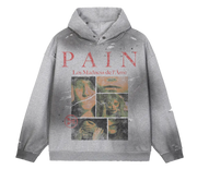 Pain Faded Distress Hoodie