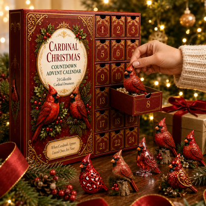 Cardinal Christmas 24-Day Countdown Calendar – Limited Anniversary Edition