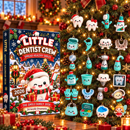 Dentist Advent Calendar 2026, Dental Blind Box, Little Dentist Crew Christmas Countdown, Dentist Gift, Dental Office Christmas Decor