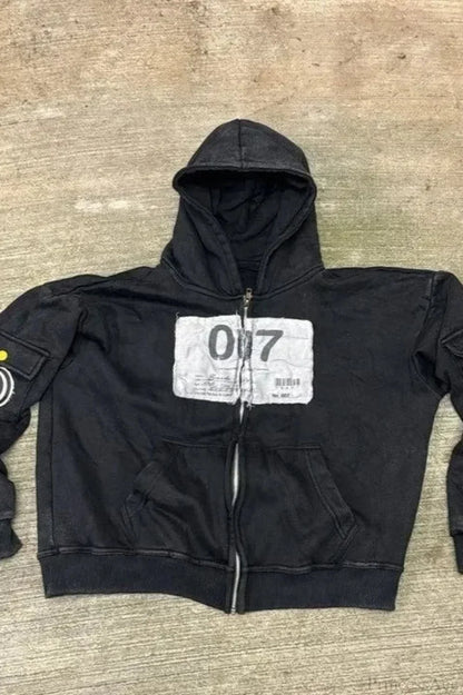 Flash Diamond Oversized Hoodie