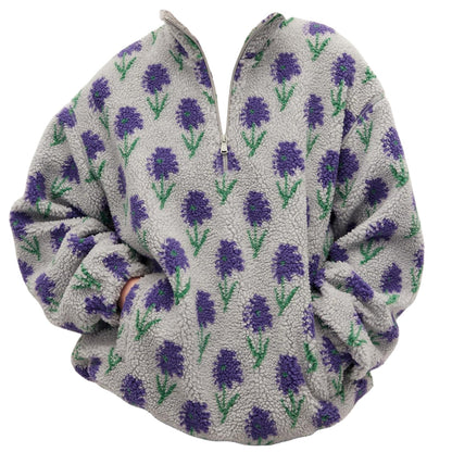 Secret Garden Zip-Up Fleece Sweatshirt