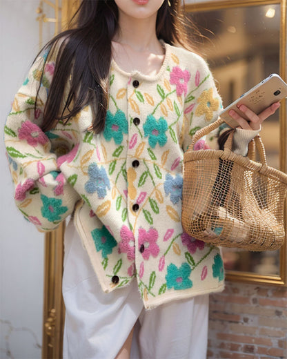 Spring Garden Knit Jacket