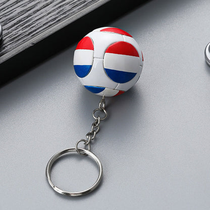 World Cup 2026 Football National Flag Keychains