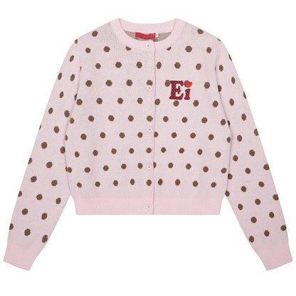 French Girl Polka Dot Cardigan