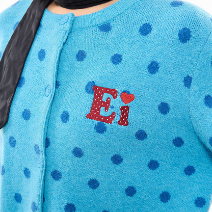 French Girl Polka Dot Cardigan
