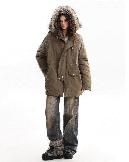 Bad Reputation Fur Trim Parka