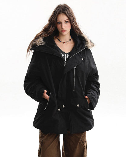 Bad Reputation Fur Trim Parka