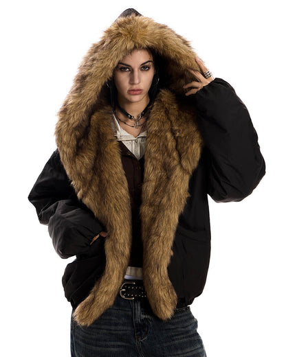 Mercury Rising Fur Trim Winter Jacket