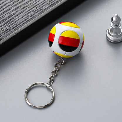 World Cup 2026 Football National Flag Keychains