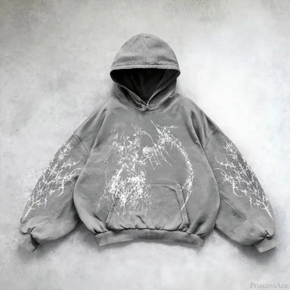 Goddess Pattern Print Hoodie