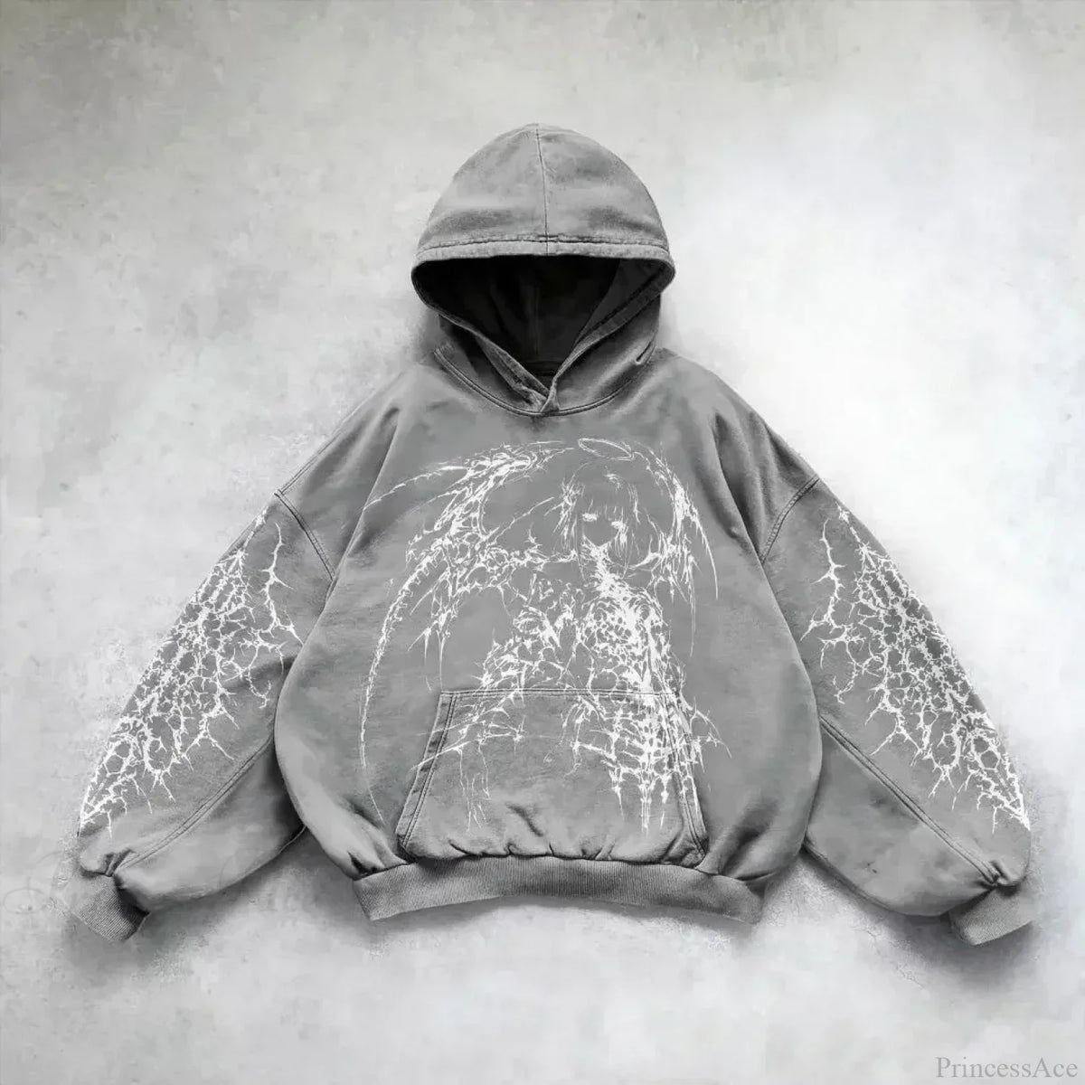 Goddess Pattern Print Hoodie