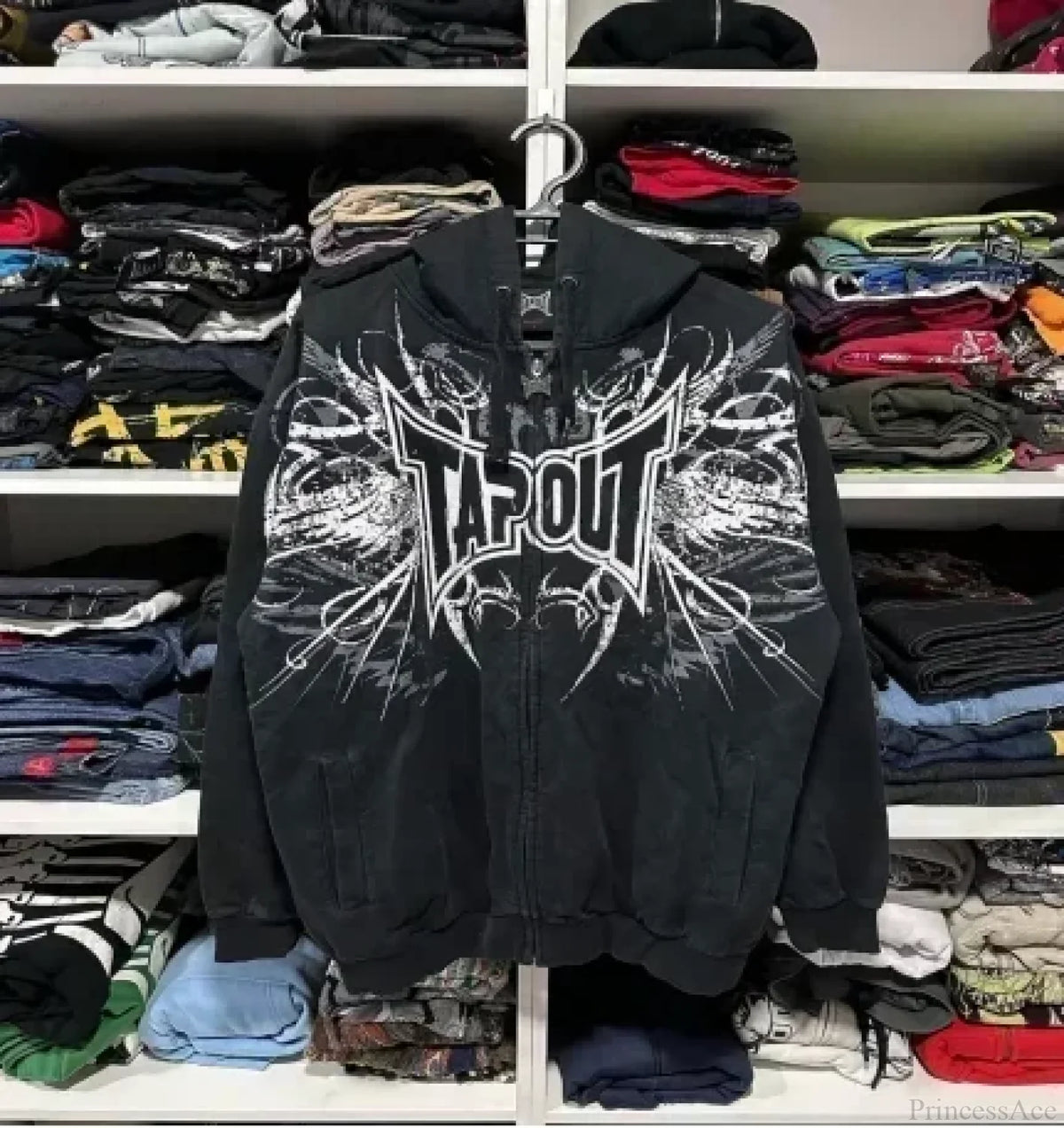 Gothic Letter Print Fall Hoodie
