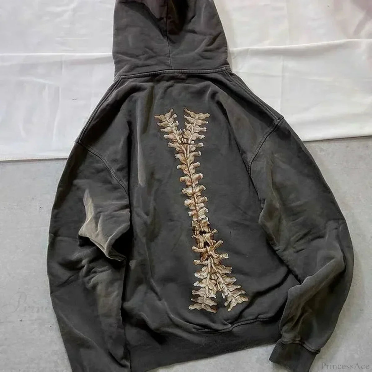 Gothic Long Sleeve Zipper Hoodie