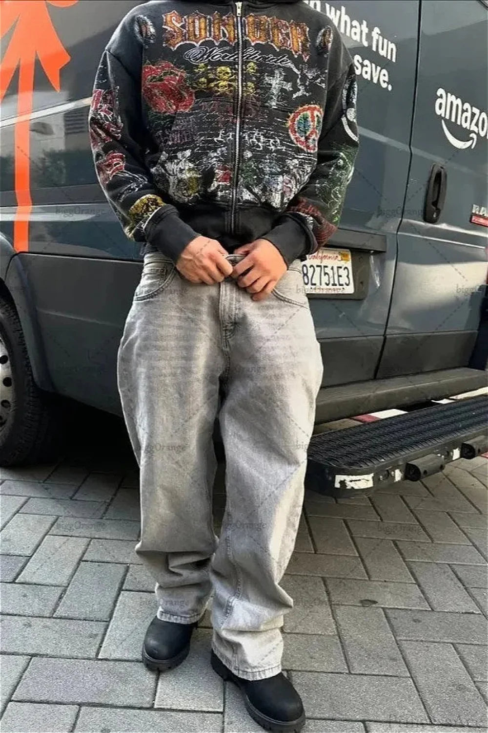 Gothic Punk Streetwear Hoodie
