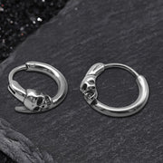 Gothic Skull Stainless Steel Earrings