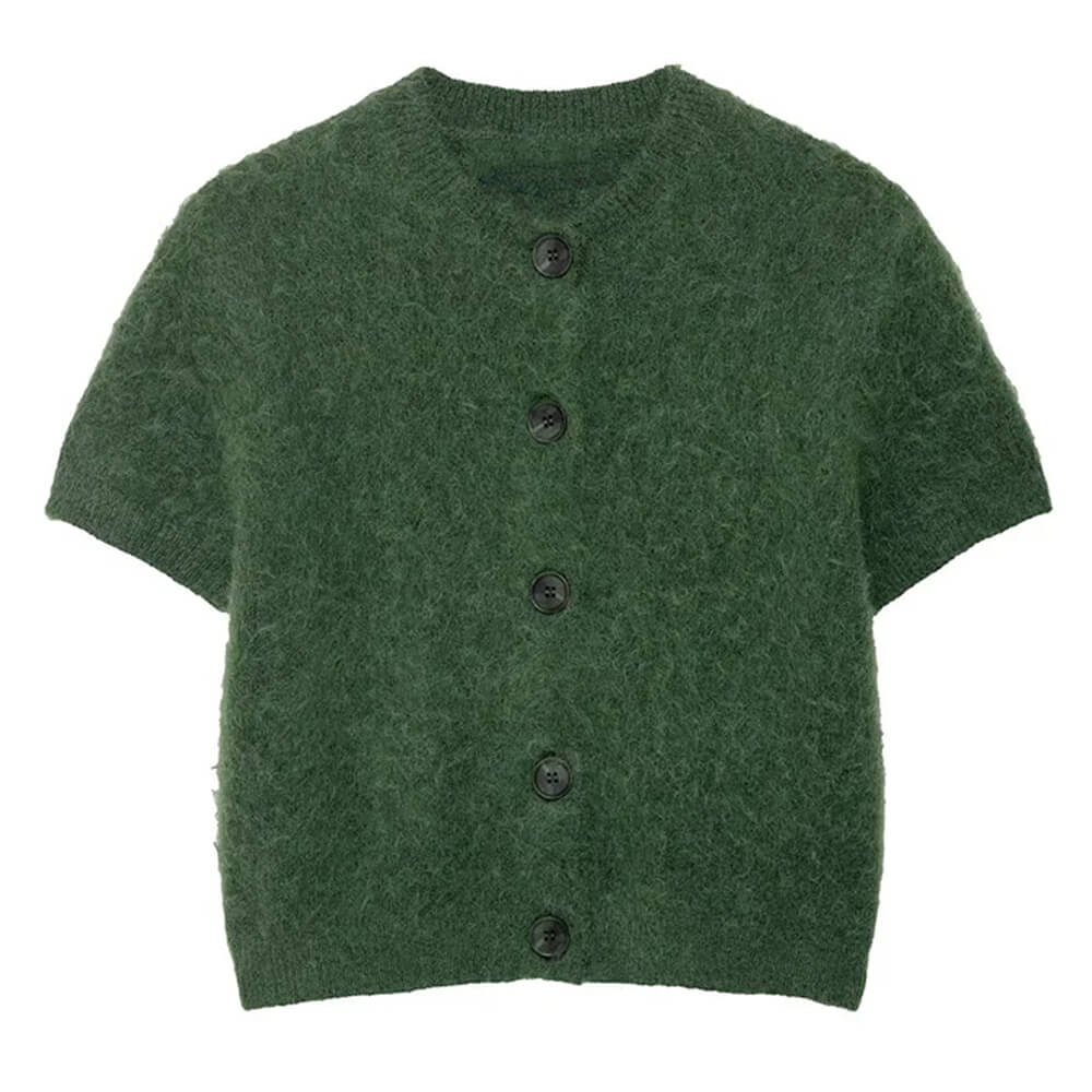 Library Crush Fuzzy Knit Top