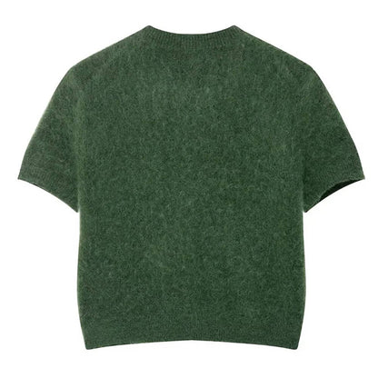 Library Crush Fuzzy Knit Top