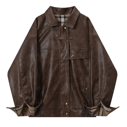 Teen Spirit Grunge Leather Jacket