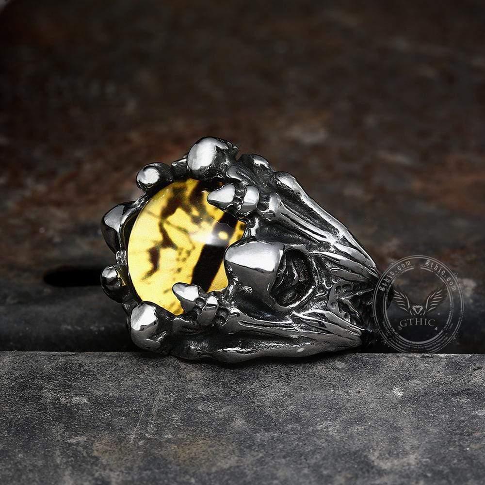 Eye Of Sauron Stainless Steel Ring