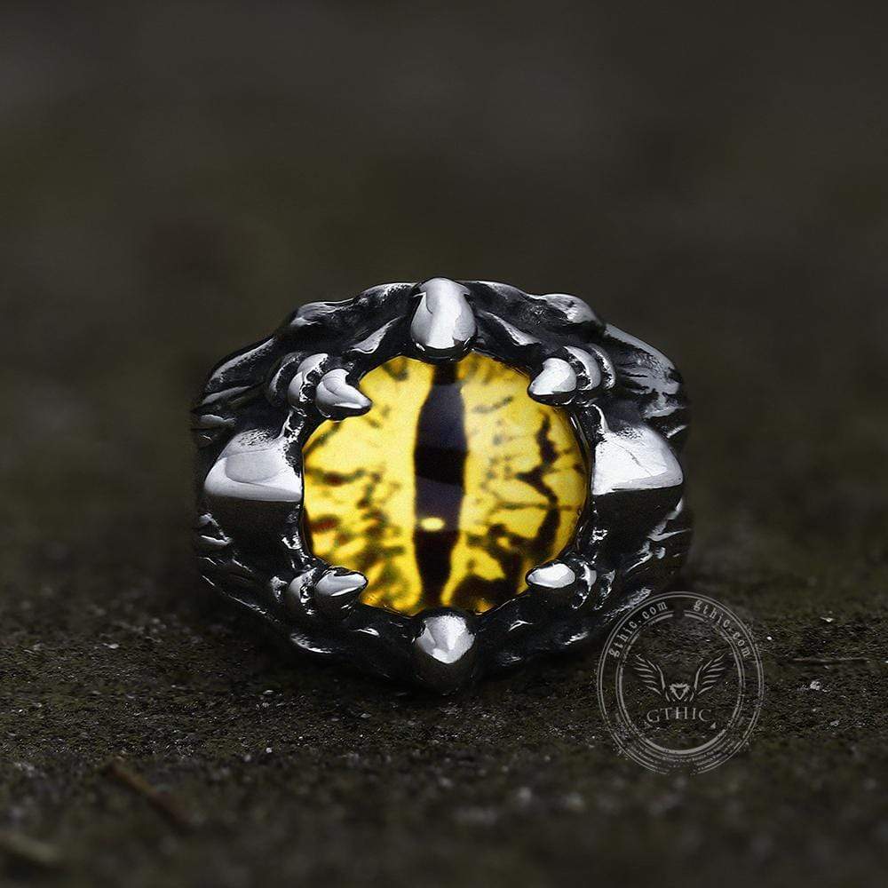 Eye Of Sauron Stainless Steel Ring