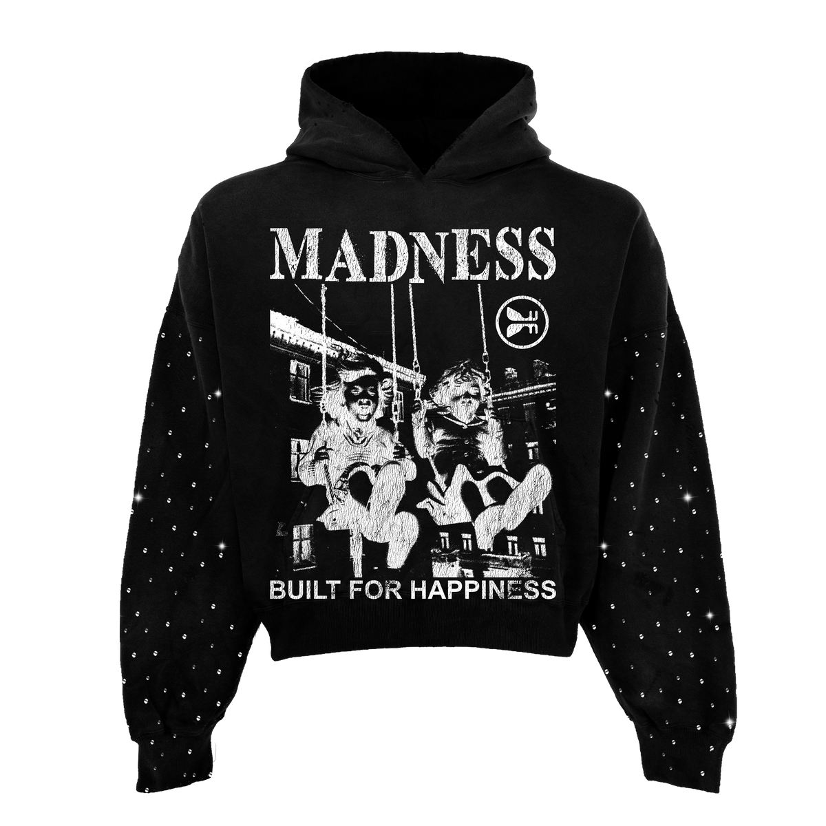 Happiness Rhinestone Hoodie