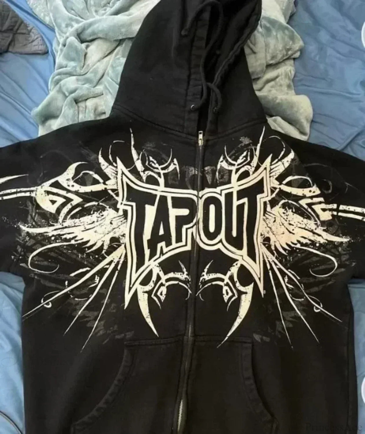 High-Quality Gothic Skull Print Hoodie