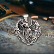 Hip Hop Scythe Grim Reaper Stainless Steel Pendant