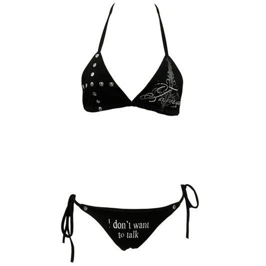 I Don't Want To Talk Bikini Set