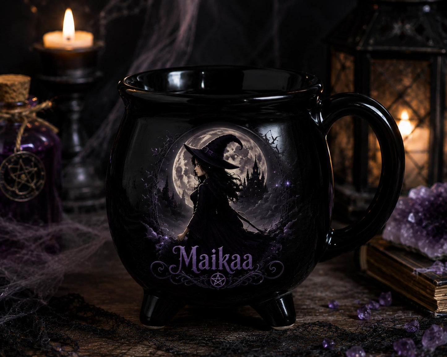 Personalized Witch Cauldron Mug