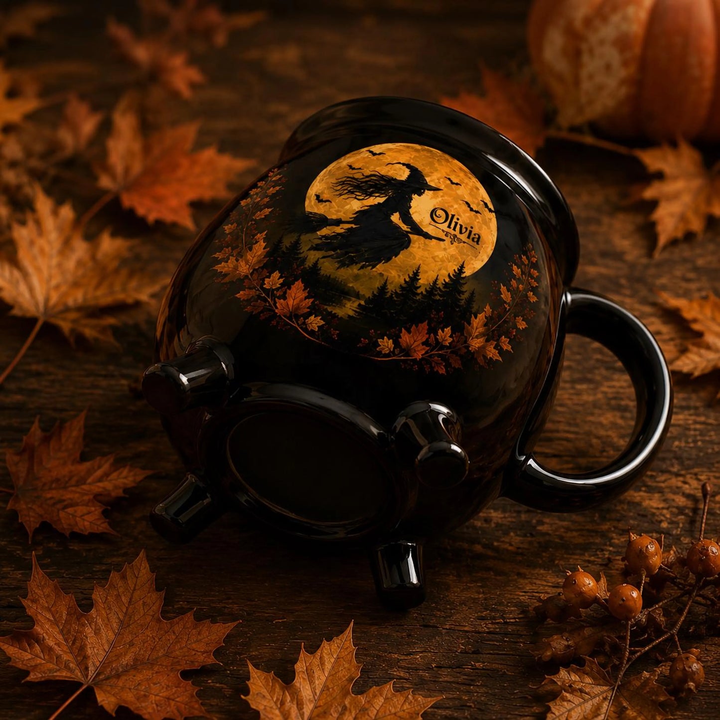 Personalised Witch Cauldron Mug Custom