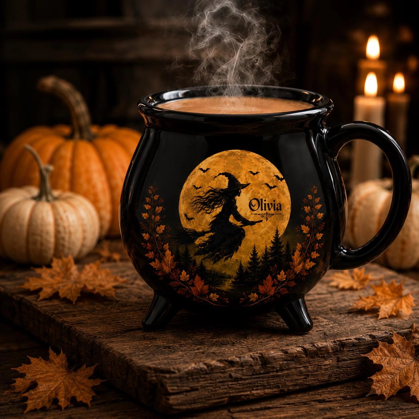Personalised Witch Cauldron Mug Custom