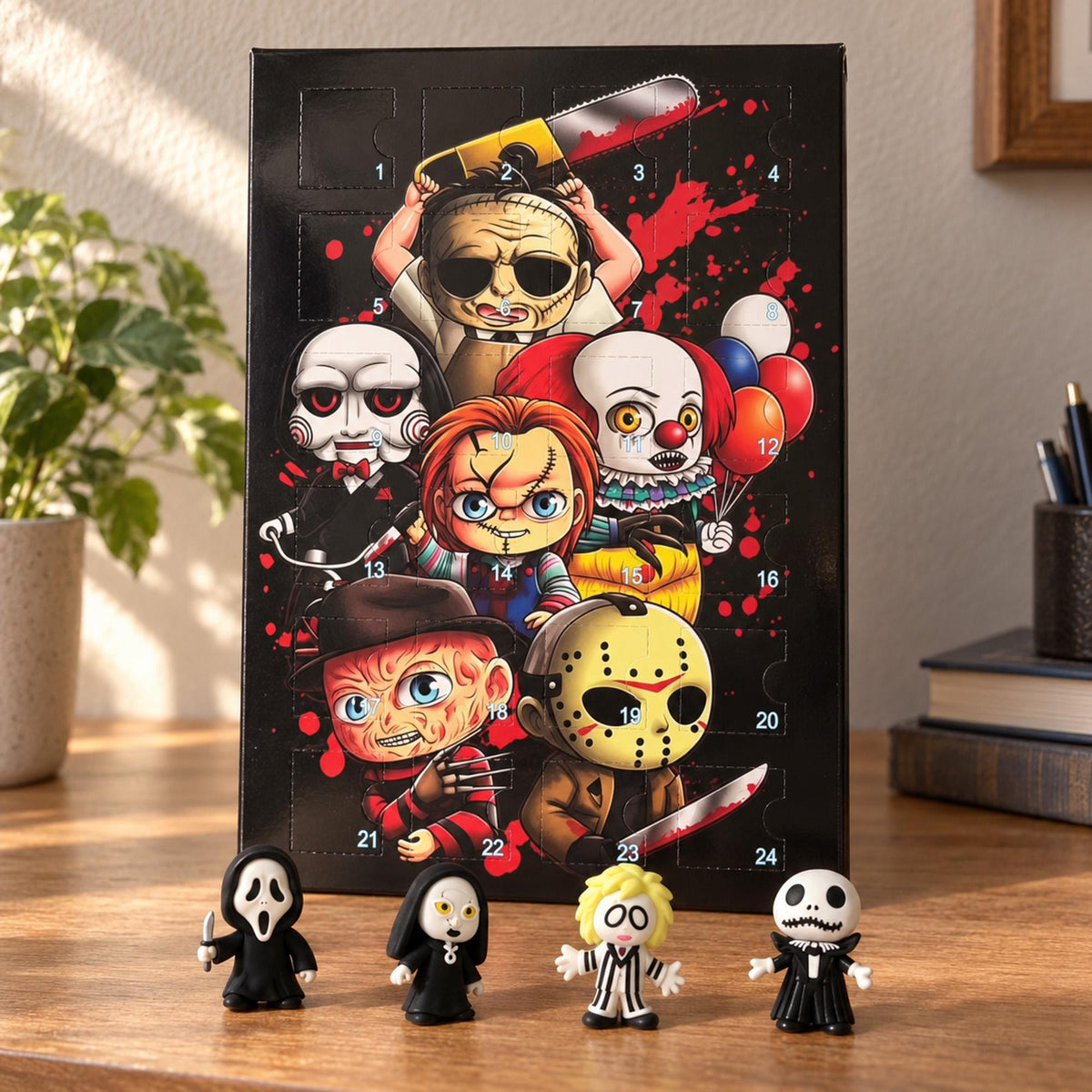 Horror Figure Halloween Advent Calendar 24 Days