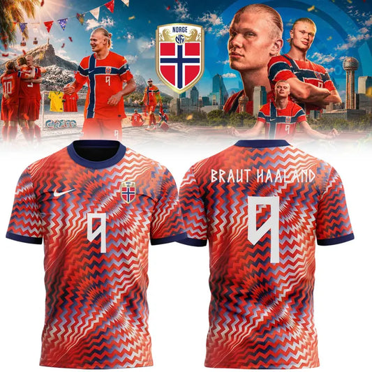 Norway Haaland Number 9 National Team Shirt