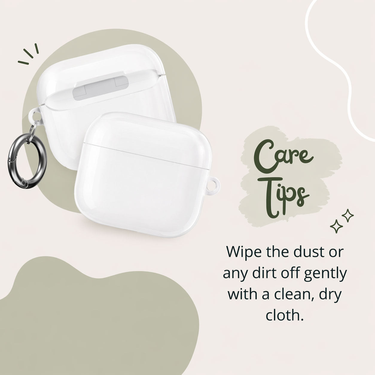 Blue Camo Eye AirPods Case