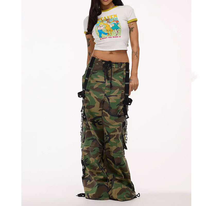 Retro Heaven Is What You Make It Ringer Crop Top
