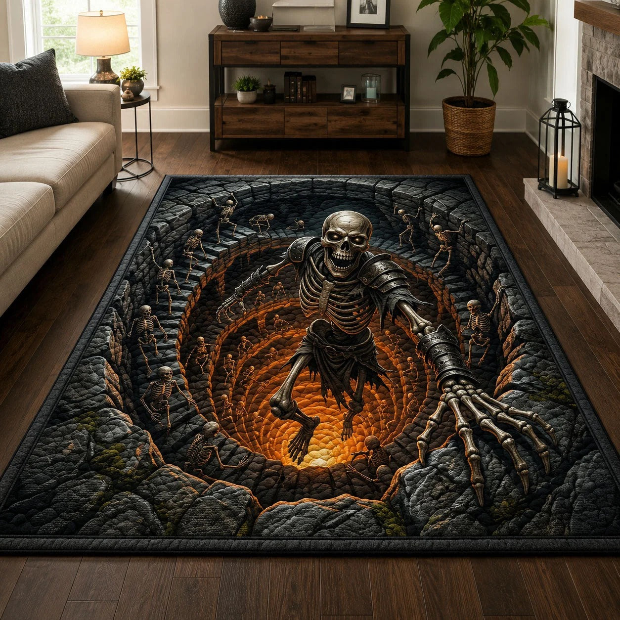 Skeleton Area Rug