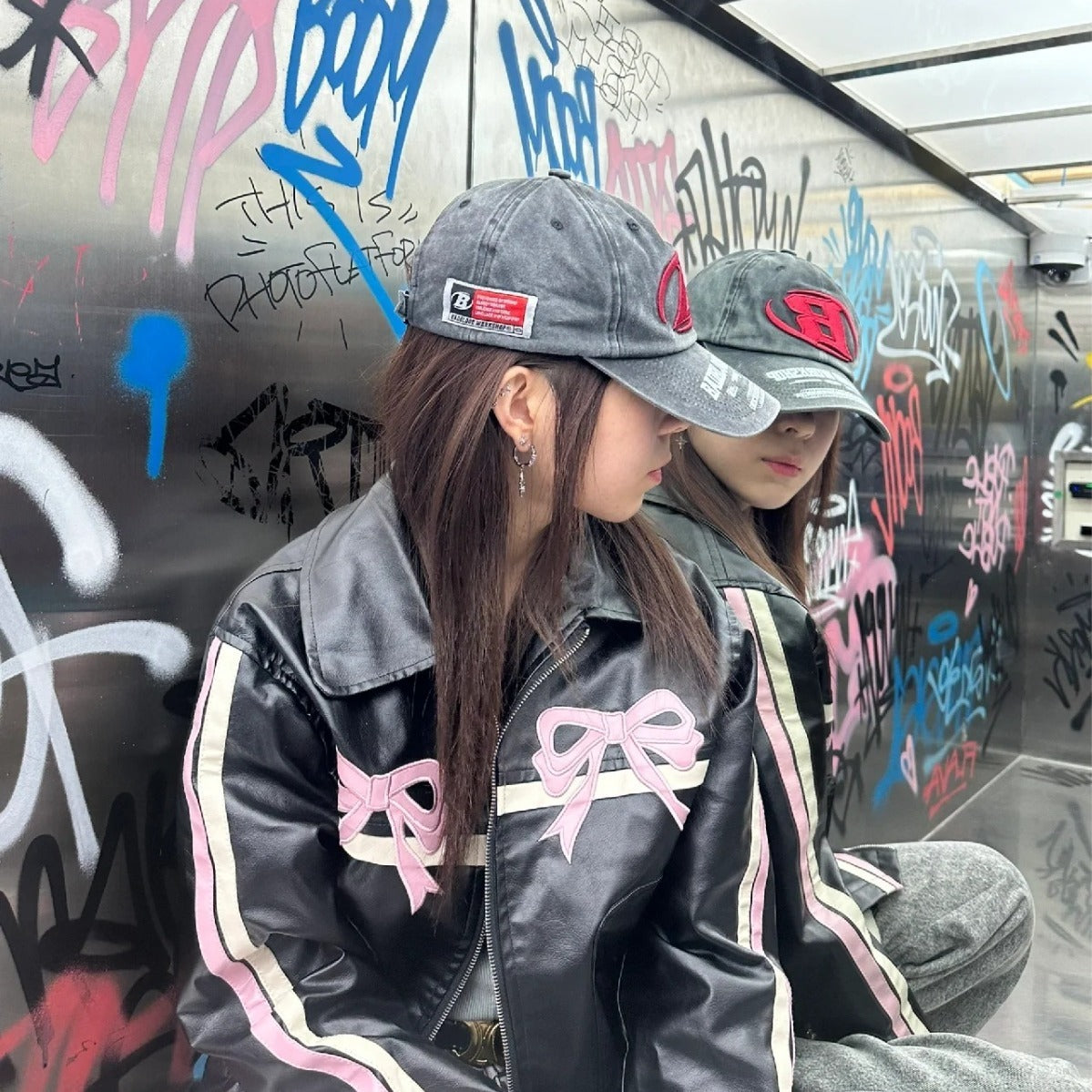 Badblood Workshop Distressed Embroidery Baseball Cap