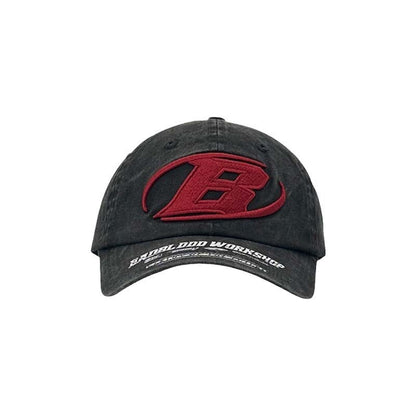 Badblood Workshop Distressed Embroidery Baseball Cap