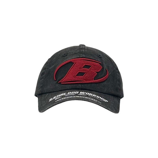 Badblood Workshop Distressed Embroidery Baseball Cap