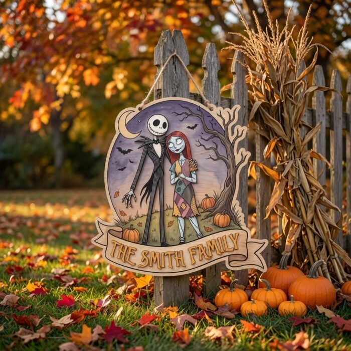 Nightmare Before Christmas Door Hanger