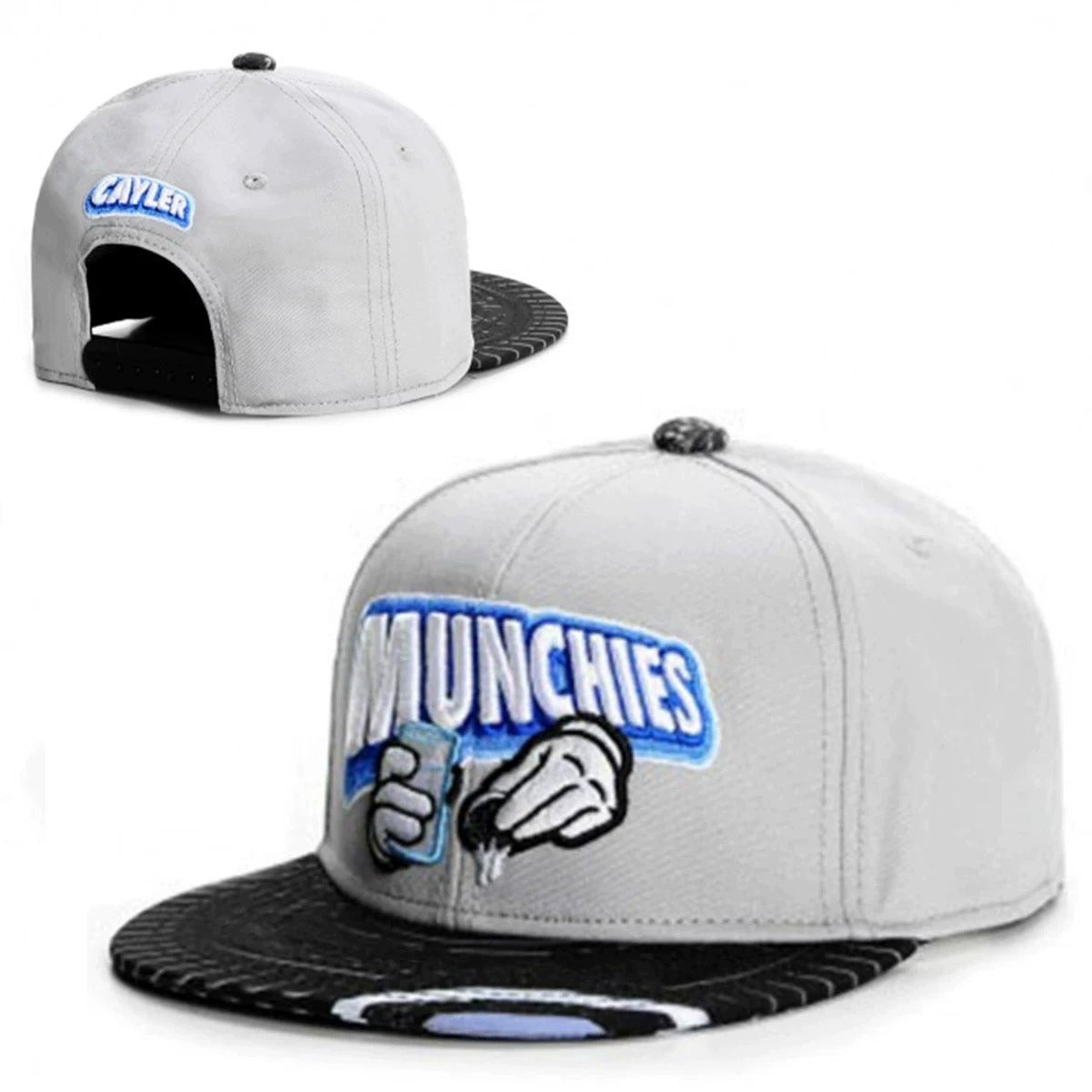 Hip-Hop Cartoon Palm Flat Brim Baseball Cap
